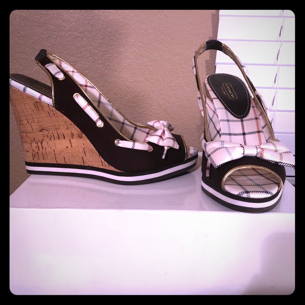 Coach wedges